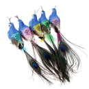 Decorative Craft Birds Artificial Foam Feathers Bird Mini Peacock For Decorat JR