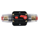 100A InLine DC Circuit Breaker Manual Reset Stereo/Audio Car/RV Fuse Holder