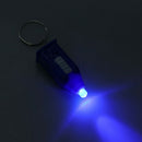 10pcs Mini UV Keychain LED Key Ring Flash Flashlight Torch Anti Blue Light L %a