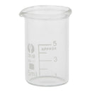 5ml Glass Measuring Graduated Beaker Lab glassware