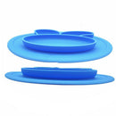 Baby Dishes Silicone Infant Bowls Plate Tableware Kids Food Holder Tray Car