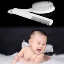 2pcs 0-3Y Baby Set Hairbrush Head Massager Soft Gentle Comb Kids Hair Care A