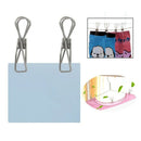 80pcs Stainless Steel Clothes Pins, Utility Clips Hooks Clothesline Clip 2. C4A2