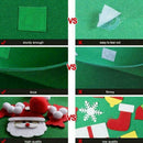 Kids Felt Christmas Tree Ornaments Xmas Gift DIY Door Hanging Wall Decor U5Q1