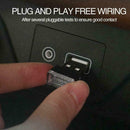 Car Interior Mini USB LED Light Neon Atmosphere Ambient Lamp AU Orange N8B8