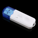 USB Bluetooth Wireless Audio Receiver Adapter Dongle For Car Smartphone