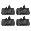 4pcs Durable Anti Shake Car Phone Stand Silicone Mat Holder Anti Slip Black