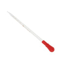 2PCS 2ml Glass Pipette & Rubber Bulb Laboratory Chemistry Dropper Dispensing