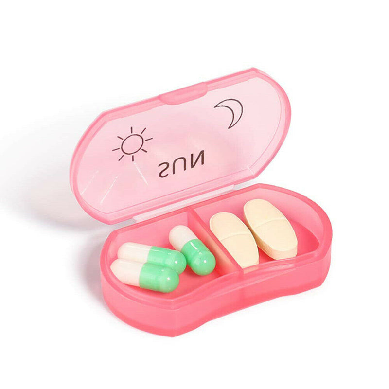 7Pcs Daily Pill Box AM PM for 7 Day Pills Holder Organizer For Outdoor Travel