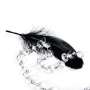 1M ClearGlass Crystal Bead Garland Chandelier Hanging DIY WeddingLight Supply FT