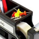 Cassette Tape Dispenser Pen Holder Vase Pencil Pot Stationery Desk Tidy Con L8B2