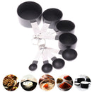 8pcs Measuring Cups Spoons Baking Cooking Kitchen Tools Set Stainless Steel  Nw