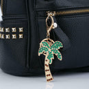 Coconut Tree Keychain Pendant DIY Point Diamond Keychain Decorative Qual ENX