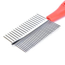 Grooming Pet Hair Grooming Two-sized Dense Comb Tooth Slicker Brush For Dogs  3C