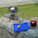 Barbecue Picnic Stainless Steel Portable Pot Holder Bracket Travel Outdoor