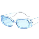2pcs Women Mens Square Sunglasses Eyewear UV400 Beach Street Fancy Shades