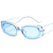 2pcs Women Mens Square Sunglasses Eyewear UV400 Beach Street Fancy Shades