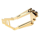 Golden 6-String Jazz Bass Guitar Bridge Jazz Bridge Wired Frame For 6-Strin