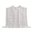 Sexy Women's Sleeveless Stand Collar Lace Low-cut Summer Fitted Tank Top Shirts