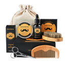 Pure Natural Profession Men Beard Care Kit 6Pcs/set Leave-in Beard Growth Oi Ew