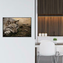 5D DIY Full Drill Diamond Painting Wolf Dog Cross Stitch Embroidery Mosaic