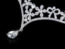Crown Tiara Bridal Bridesmaid Crystal Rhinestone Flower/ Frontlet T8X1