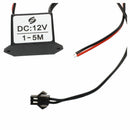 5X(red-black cable DC 12V EL wire neon glow strip light driver unit inverteC3V4)