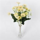 Artificial Chrysanthemum Daisy Flower Bouquet Arrangement Home Decor Yellow