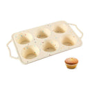 6 Cup Silicone Mold Pan Non-Stick Tray Muffin Cupcake Dessert Pastry Bake Mould