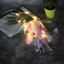 Dream Catcher Handmade Traditional White Cloud Dream Catcher With Led Strin