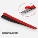 Car Auto Rear Bumper Sill Protector Plate Rubber Cover Guard Pad Moulding Trim
