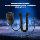2 Pin Ptt Heavy Speaker Mic Waterproof for Kenwood Puxing Wouxun Tyt Hyt Ba V9P9