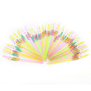 50Pcs Fruit Juice Cocktail Straws Beach Party Umbrella Plastic Drinking Straw LJ