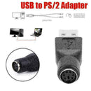 3x Adapter Converter Connector For PC Keyboard Mouse Female Adapter Convert G7Y1