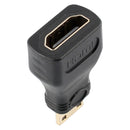 For Tablet Phone Micro Mini HDMI Male To HDMI Female Adapter Converter Connector