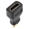 For Tablet Phone Micro Mini HDMI Male To HDMI Female Adapter Converter Connector