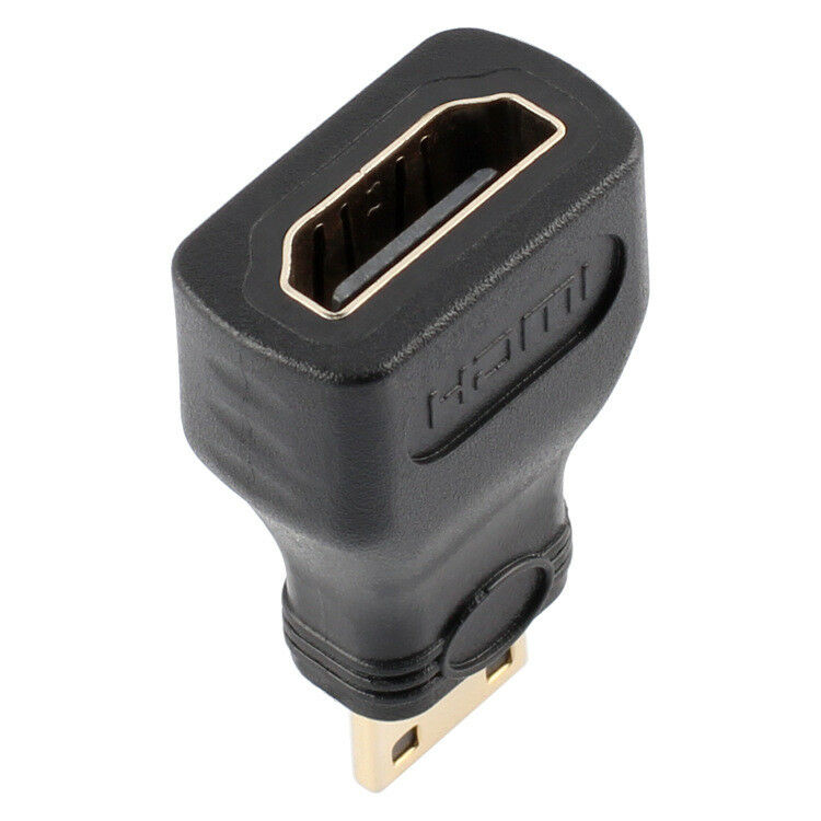 For Tablet Phone Micro Mini HDMI Male To HDMI Female Adapter Converter Connector
