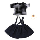 Adorable T-shirt, Suspender Skirt, Hairband Casual Clothes for 25cm Mellchan