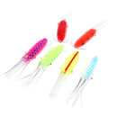 6pcs/lot Squid Jigs Silicone Fishing Lure Soft Bait Octopus Fishing Tack_