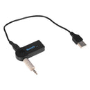 Wireless Hands Free Car Kit 3.5mm Jack Bluetooth Audio Receiver Transmitter