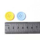 Newly 100Pcs 4 Holes Round Plastic Sewing Buttons Colorful Scrapbooking 20mm !!!
