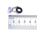 75pcs Freshwater Fishing Rod Guide Tip Repair Kit Eye Ceramic Ring Tool
