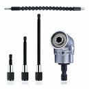 1Pcs 105 Degree Right Angle Drill Extension Magnetic Attachment + 1Pcs 1/4