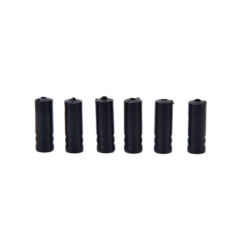100x 4mm Bike Bicycle Cycling Brake Cable Crimps Housing Plastic End Tips Cap %ã€Š