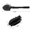 Military Portable Folding Shovel Survival Spade-Outdoor For Camping Tool Hi G8E6