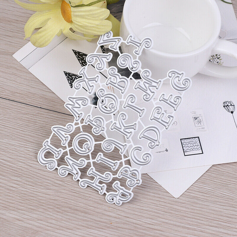 1 Set Letter Alphabet Metal Cutting Dies DIY Scrapbooking Paper Card Stenc&+TOCA