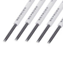50 Pcs Permanent Makeup Needles Eyebrow Microblading Round Needles Eyebrow