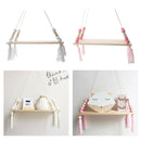 2pcs Wall Hanging Entryway Bracket Decorative Display Rack for CDs Toys