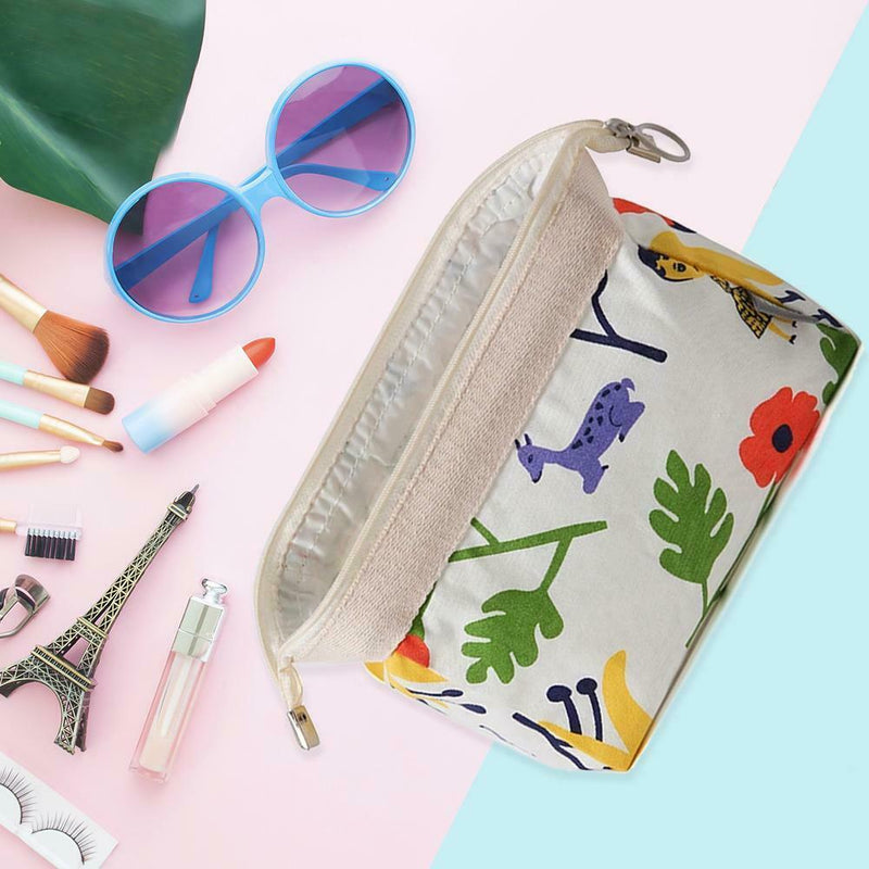 Women Makeup Bag Waterproof Cosmetic Bags Travel Toiletry Kit Organizer (D) A