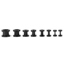 16Pcs  Stainless Steel Tunnels Gauges Plugs Earrings Ear Flesh Expander for